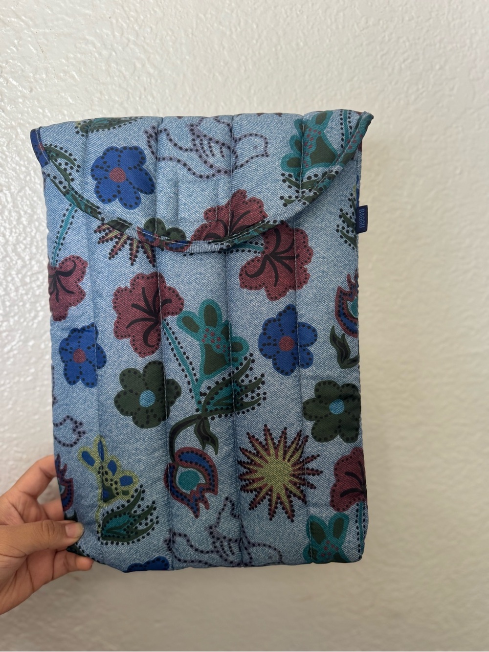Floral Quilted laptop Sleeve